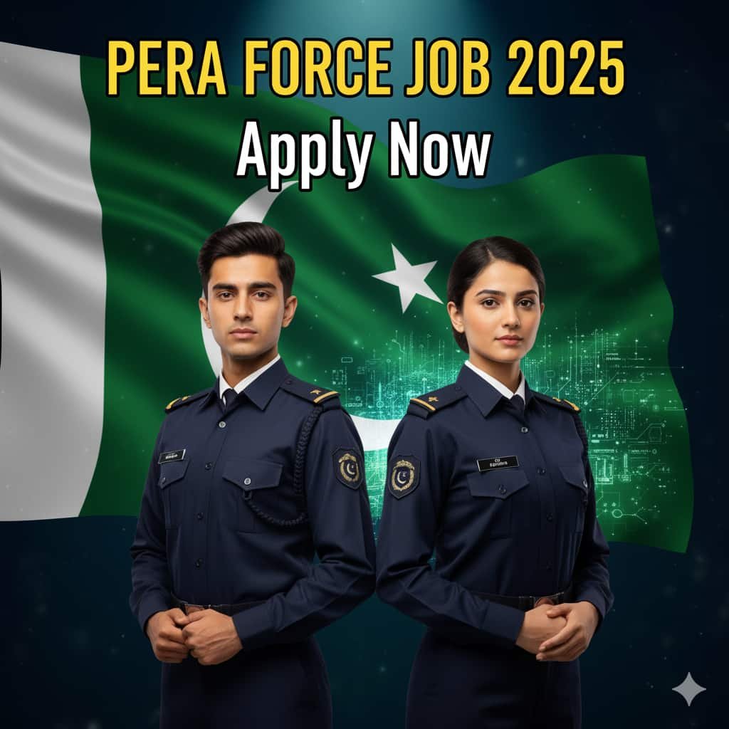 Step-by-step apply online guide for Pera Force Job 2025 vacancies